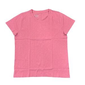 NWT J. Crew Mauve Pink Girlfriend Crewneck Tee